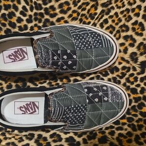 Vans Patchwork Quilted Slip-On Sneakers